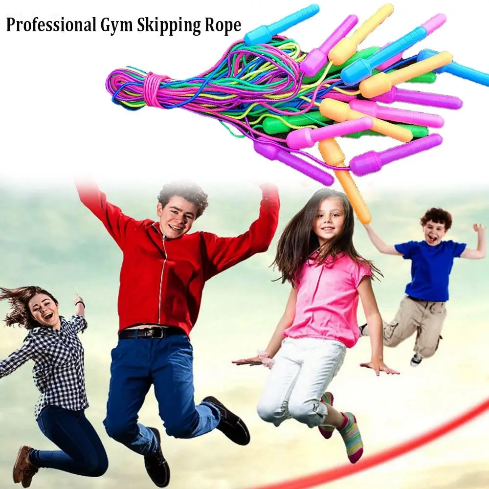 

Random Color Professional Kids Gym Fitness Equipment PVC Skipping Ropes Muscle Boxing Training Speed Jump Rope