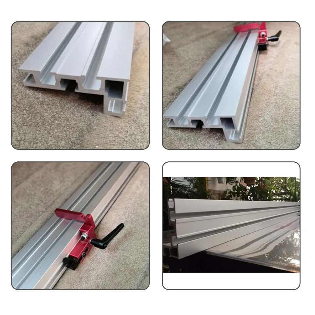 

75 Type T-slot Miter Track 600mm Aluminium Alloy Miter Track Woodworking Tool T Slot Fence Stop For Woodworking Projects