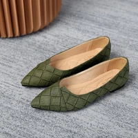 new autumn women pointed toe flat shoes female the wild fashion casual womens shoes plus size 33 46