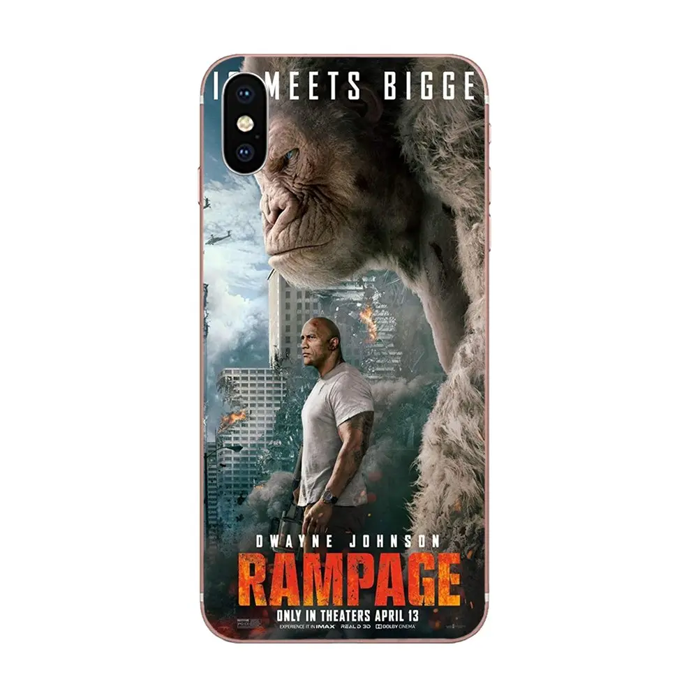 Johnson Rampage 2018 Movie For Galaxy J1 J2 J3 J330 J4 J5 J6 J7 J730 J8 2015 2016 2017 mini Pro TPU Phone Cases Covers | Мобильные