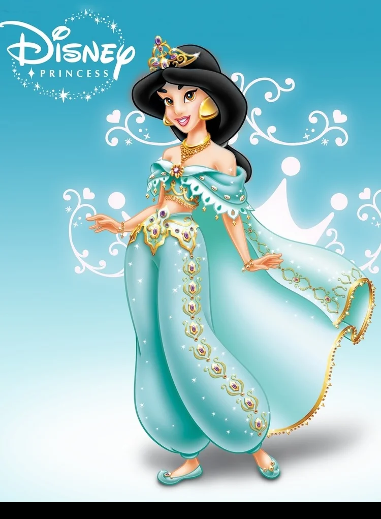 Парик принцессы жасмин Косплей Костюм женский длинный черный термостойкий