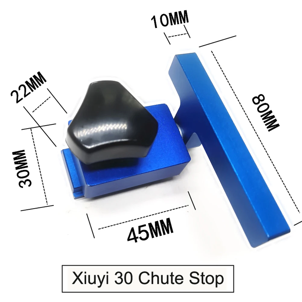

30/45 Type Miter Chute Limiter Woodworking Tool Table Router Track Stopper Locater Woodworking Tool For Location And Fixation