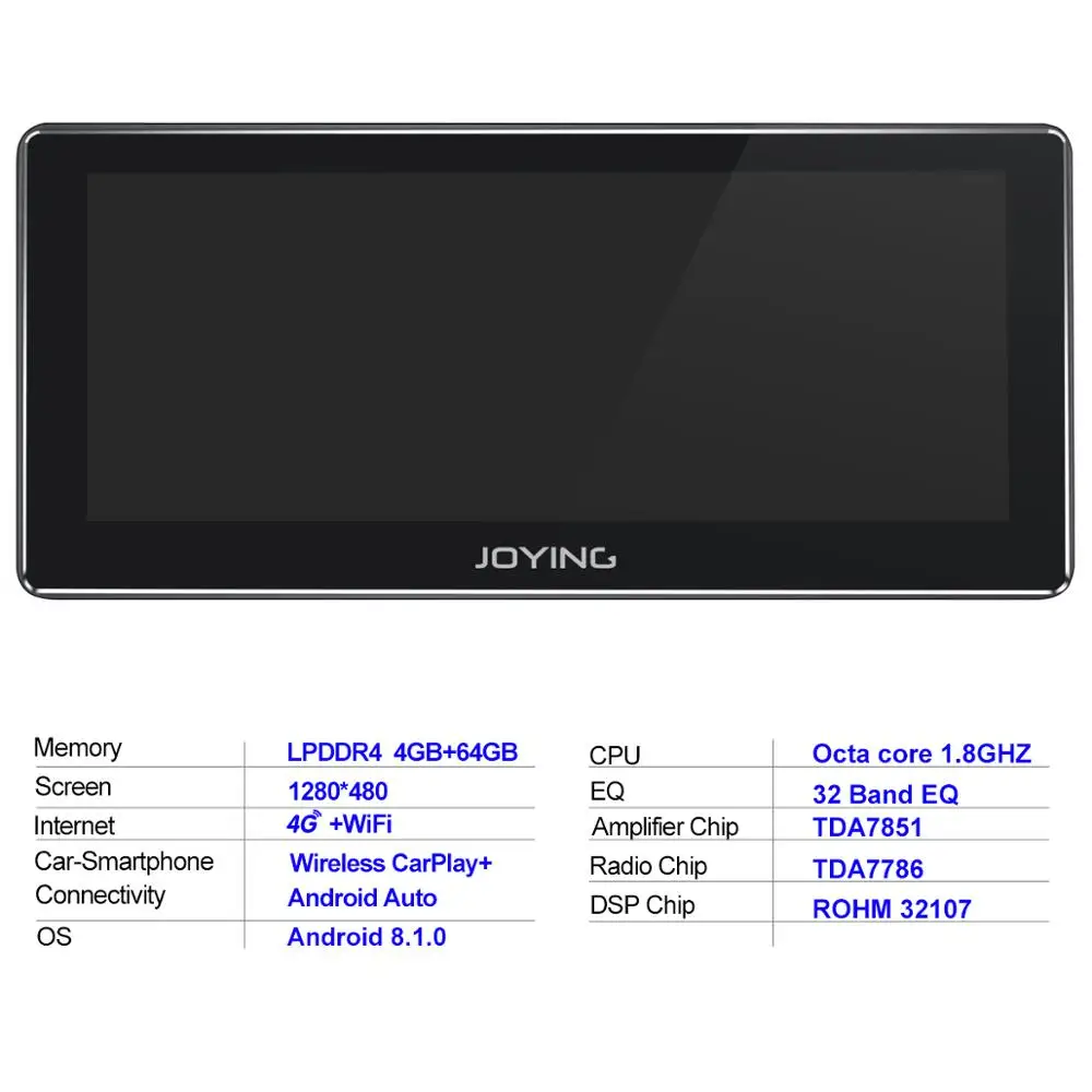 1Din 8 "Android автомобильный стерео радио Carplay GPS DSP SPDIF 4G SIM WiFi сабвуфер Руль