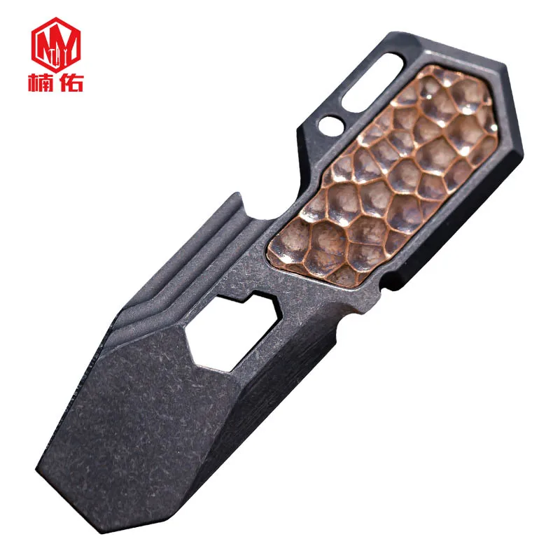 Мини коронка из титанового сплава многофункциональный брелок открывалка для