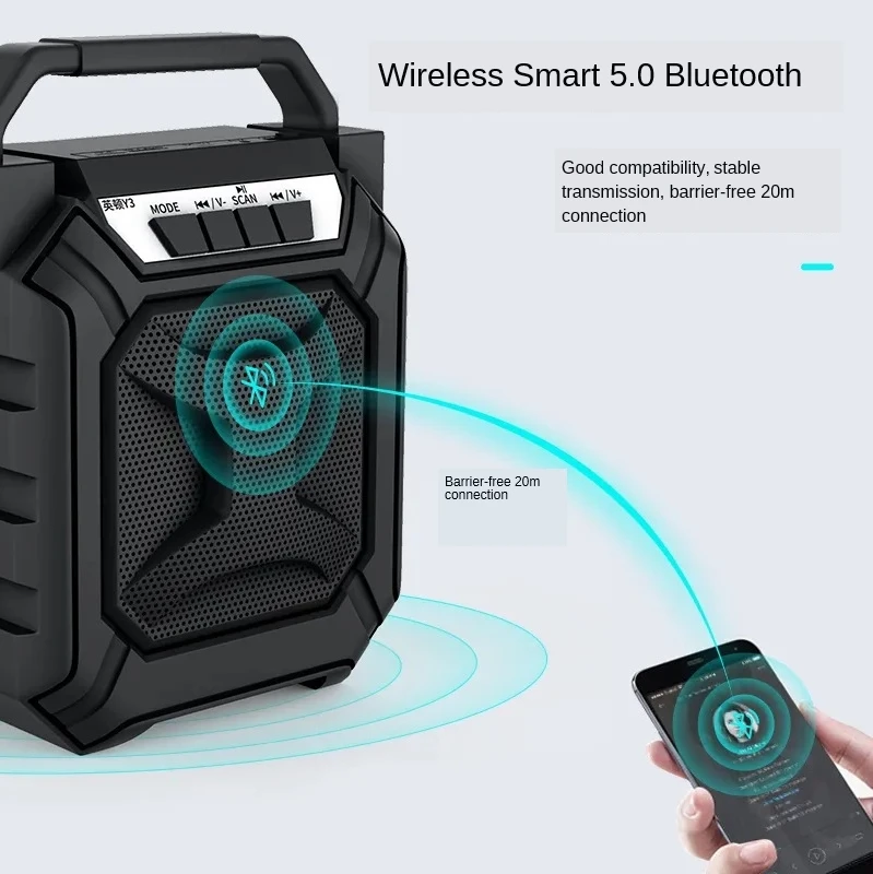 Новая маленький Bluetooth динамик Портативная карта U диск портативная будка аудио