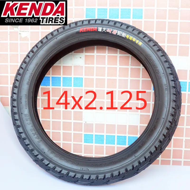 14X2.125 Kenda E-велосипед шины 14/16/18/22*2,125/2,5, фара для электровелосипеда в шинах - Цвет: 14X2.125