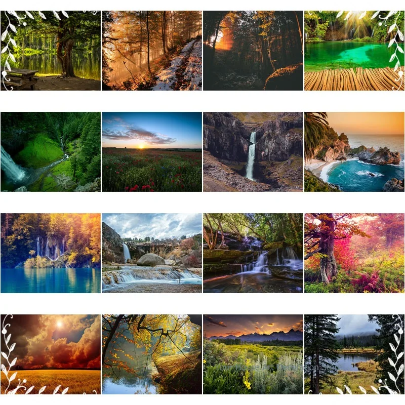 

5D Diy Diamond Painting Beautiful Forest Lake Full Square Rhinestone Embroidery Diamond Art Picture of Rhinestones Home Decor