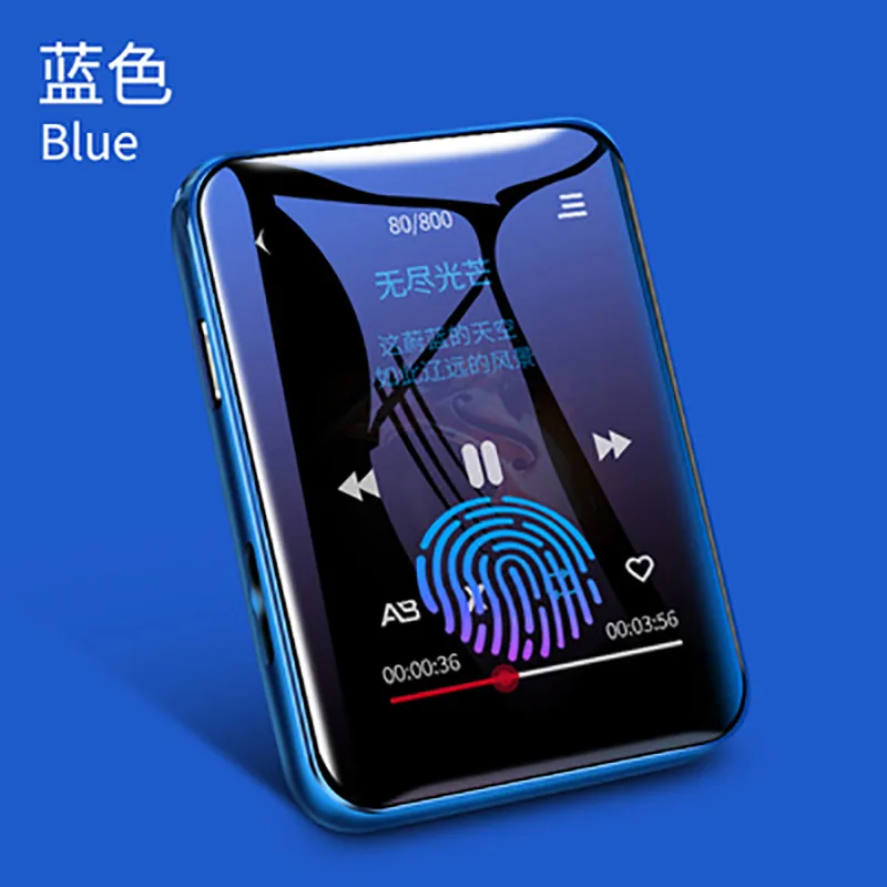 Новая версия мини-металлический MP4-плеер Bluetooth 5 0 встроенный динамик