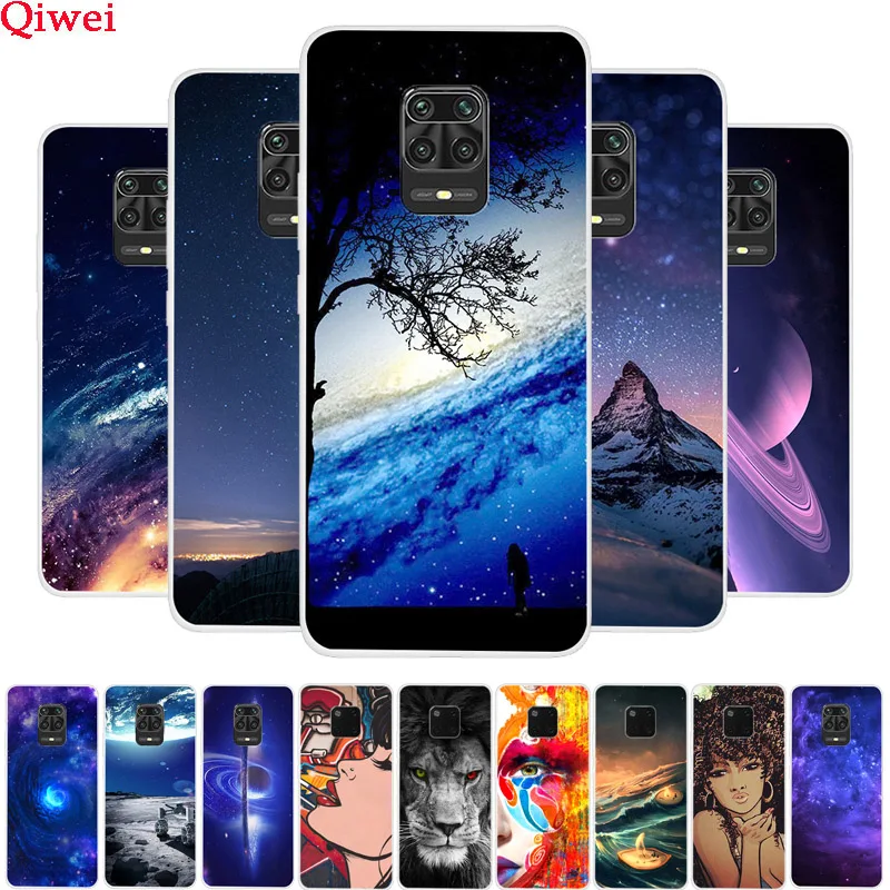 Чехол для Xiaomi Redmi Note 9S мягкий чехол из ТПУ с рисунком космической планеты 9 Pro Max