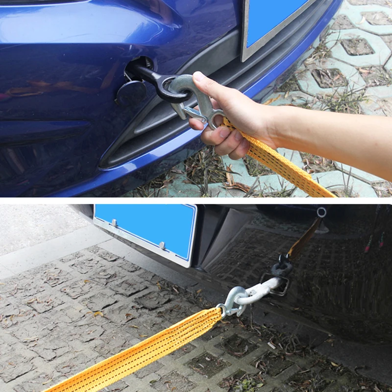 4 м 5 тонн автомобильный нейлоновый сверхмощный буксировочный трос грузовик