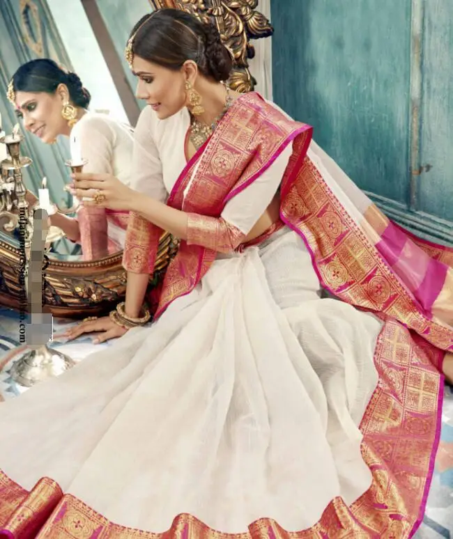 Traditional India Sarees Woman Beautiful Printing Ethnic Daily Dance Saree | Тематическая одежда и униформа