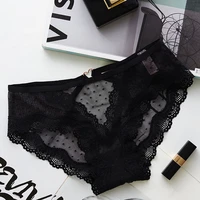 sexy lace thin heart shaped metal buckle lace ladies low rise pure cotton breathable comfortable soft lace panties