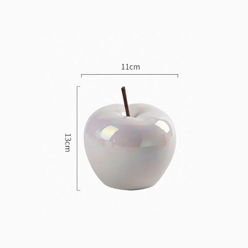 

LED Translucent Apple Decoration Modern Minimalist Living Room Wine Cabinet Home Soft Decoration Fruit Decoration