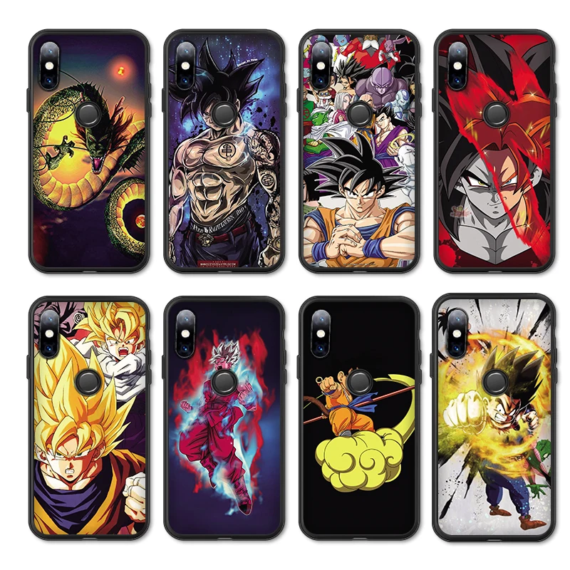 Dragon Ball Z Супер Сон Гоку драгонболл зет Мягкий силиконовый чехол для телефона xiaomi mi