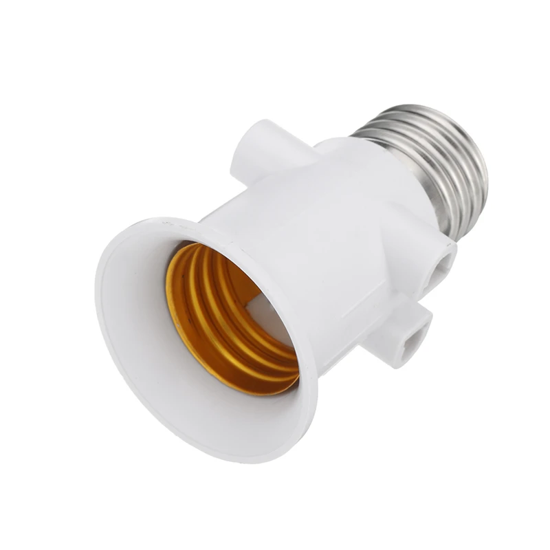 

AC100-240V 4A E27 ABS EU Plug Connector Accessories LED Bulb Adapter Lamp Holder Base Screw Light Socket Conversion for Lights
