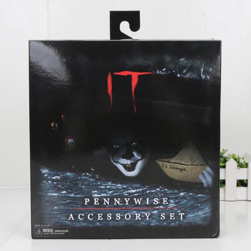 4-8cm in box 16-25 см NECA это фильм Pennywise Джокер 1990 Стивен Кинг клоун Фигура NECA VS фигура хищника Хэллоуин украшения подарки - Цвет: 4-8cm in box
