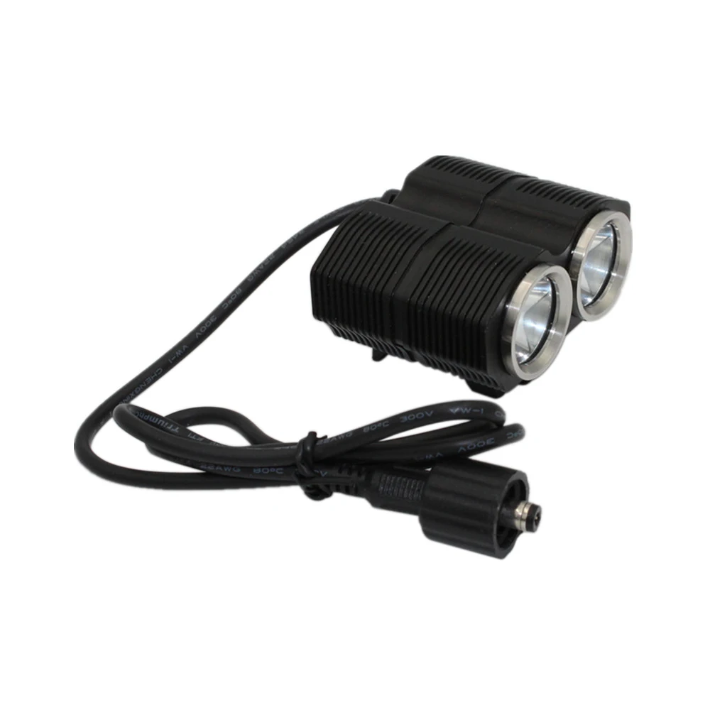 Велосипедный спорт вспышка светильник 2400LM 2x XM L2 светодиодный передний