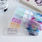 Роскошный градиентный мраморный прозрачный чехол для Samsung Galaxy A22 5G S 21 Ultra S21 Plus A52 A32 A12 A72 A 52, силиконовый прозрачный чехол