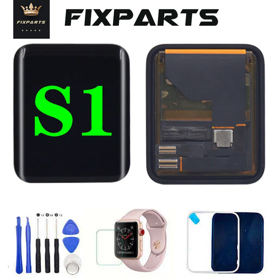 Спорт /сапфир для Apple Watch 1 ЖК дисплей сенсорный экран в сборе серии 3 LCD 2 Pantalla