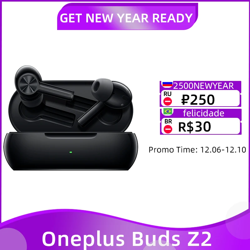 Новые беспроводные наушники Oneplus Buds Z2 Z 2 TWS Bluetooth 5 с активным шумоподавлением для 9