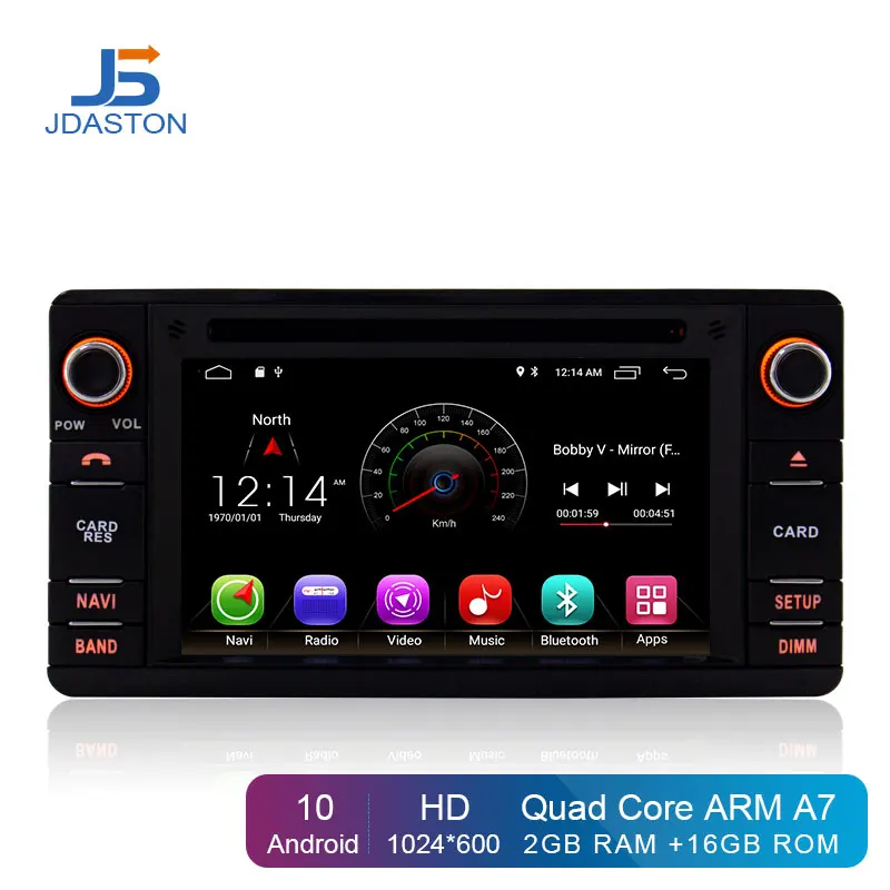 Автомобильный DVD плеер JDASTON Android 10 0 для Mitsubishi Pajero V93 V97 Outlander Sport L200 2 Din автомобильное