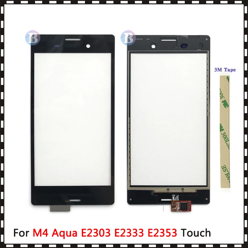 High Quality 5.0&quot For Sony Xperia M4 Aqua E2303 E2333 E2353 Touch Screen Digitizer Front Glass Lens Sensor Panel | Мобильные