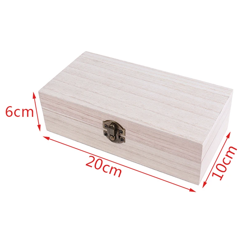 

New Retro Jewelry Box Desktop Natural Wood Clamshell Storage Hand Decoration Wooden Box Postcard Storage Box