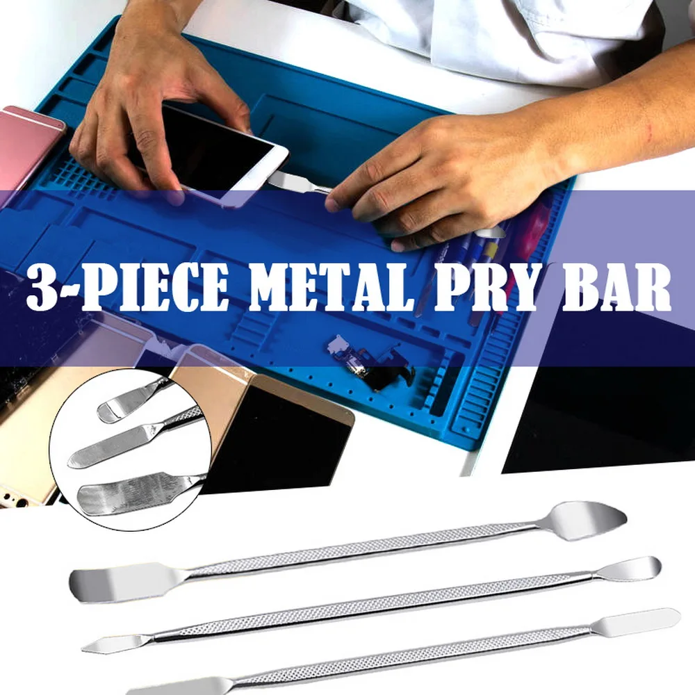 

Repair Opening Pry Hand Tool Kit Blade Smart Phone Tablet PC Metal Spudger Disassemble Tools Set For IPhone/IPad/Tablet 3PCS