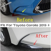 front fog lights eyebrow under protector corner bumper cover trim fit for toyota corolla 2019 2020 2021 accessories exterior