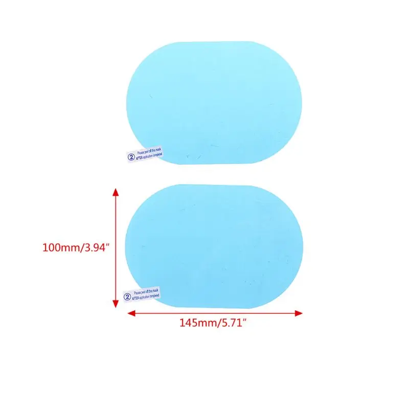 Новинка 1 пара автомобильный Грузовик анти вода туман пленка покрытие