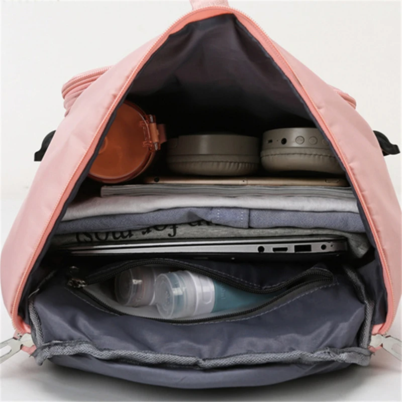 Large-capacity Sports Fitness Backpack Leisure Lightweight Handbag Travel Bags Multifunctional Yoga Training Double-shoulder Bag