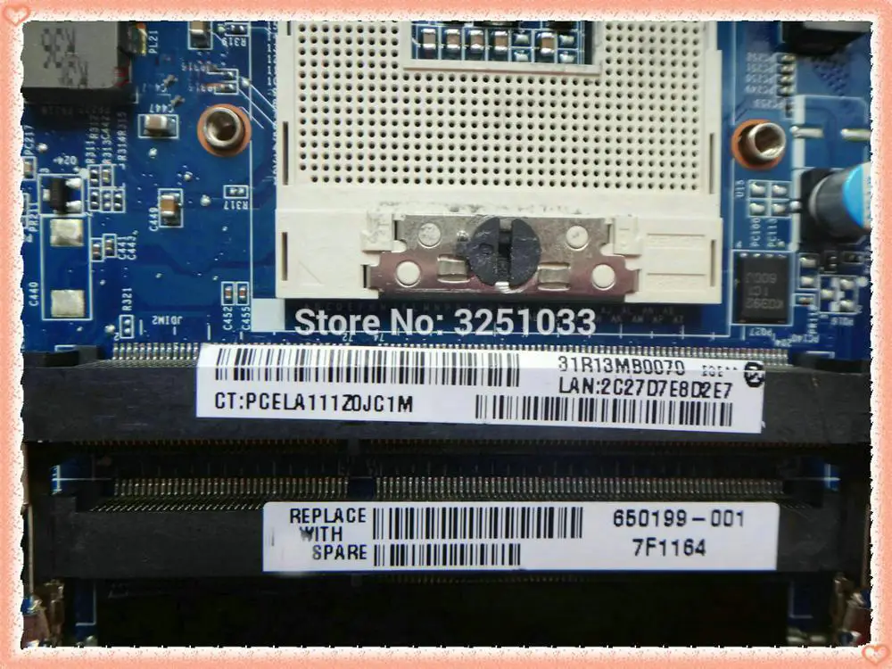 650199-001 636375-001 DA0R13MB6E1 для ноутбука HP PAVILION G4 G6 G7T-1000 DA0R13MB6E0 G4-1000 материнская плата R13 HM65 -