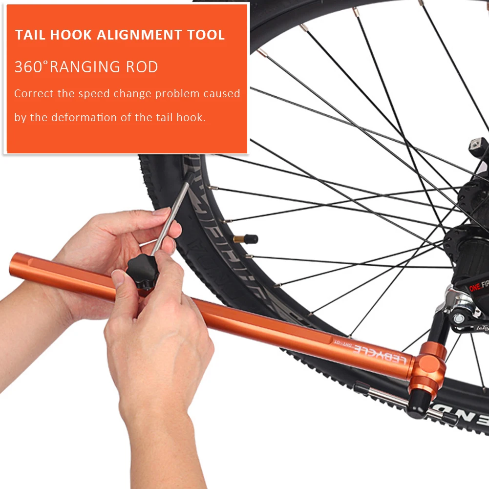 

MTB Road Bike Derailleur Hanger Professional Bicycle Hook Aligner Alignment Ranging Tool Alignment Gauge Measure Straighten Tool