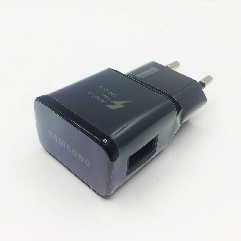 EU Charger Only Samsung USB зарядное устройство Быстрая зарядка для samsung s10 s9 s8 plus настенный адаптер для Xiaomi mi 9 Красный mi note 7 8 pro зарядное устройство для мобильного телефона - Тип штекера: EU Charger Only