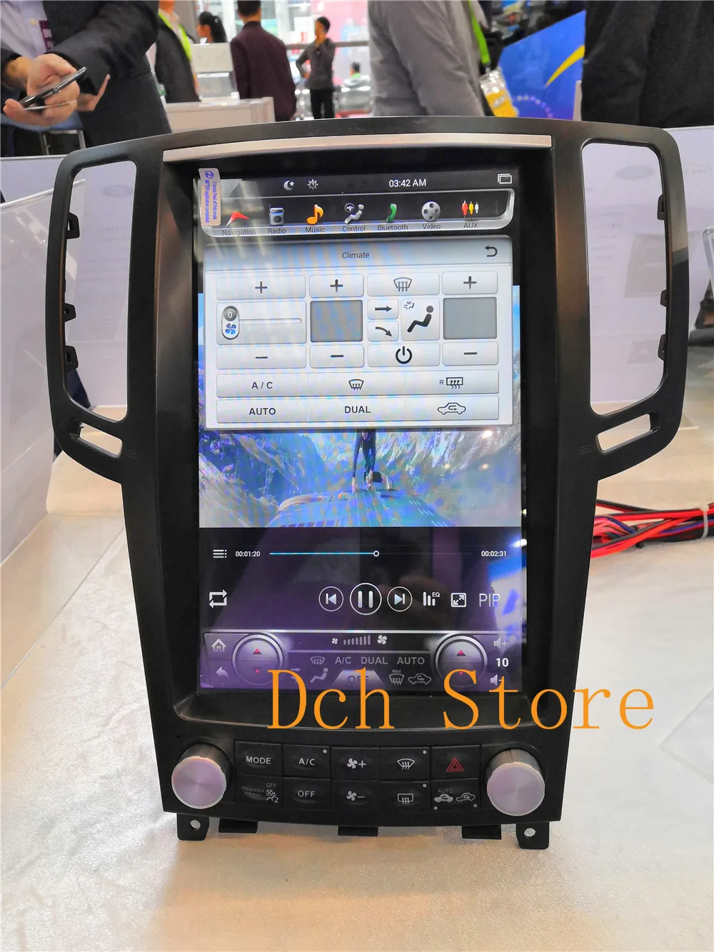 12 1 вертикальный tesla стиль Android 9 0 автомобильный DVD GPS плеер для Infiniti G37 G35 G25 G37S Радио