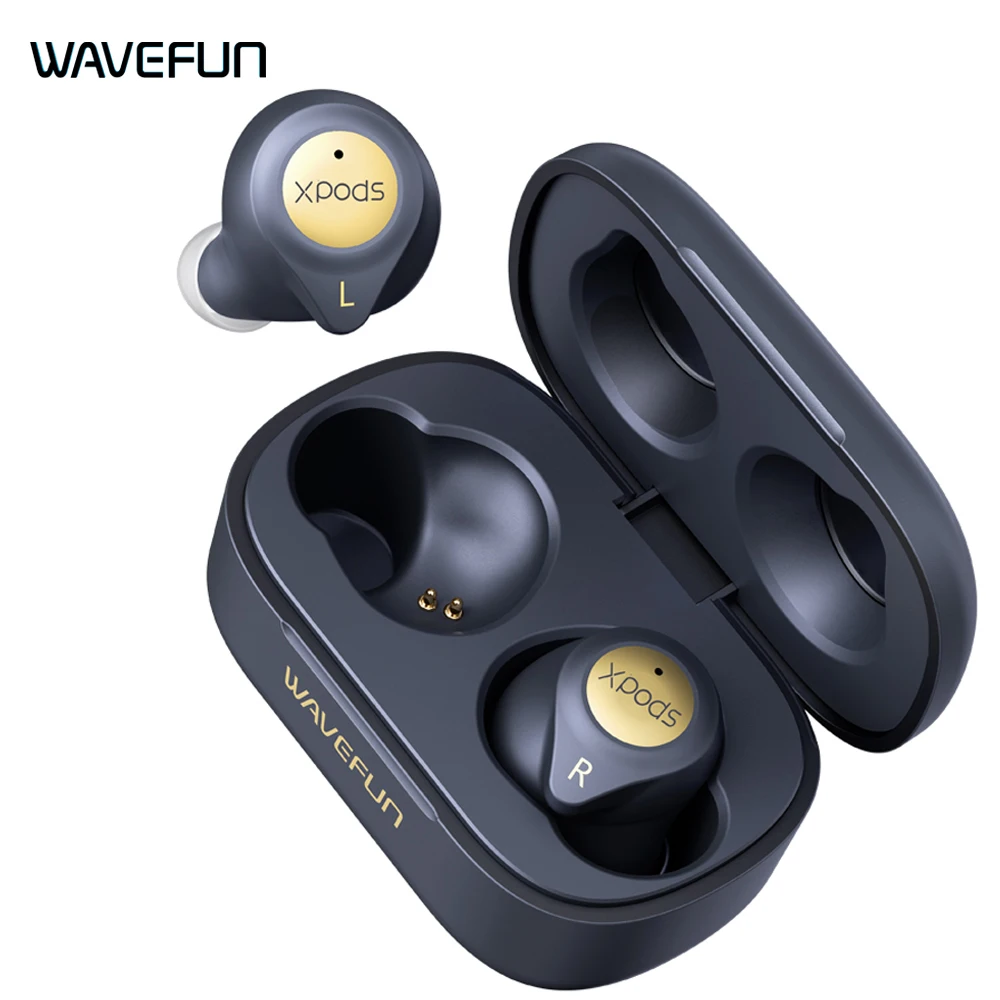 Wavefun XPods 3T беспроводные наушники aptX Graphene колонки HIFI Bluetooth 5 0 Беспроводная зарядка