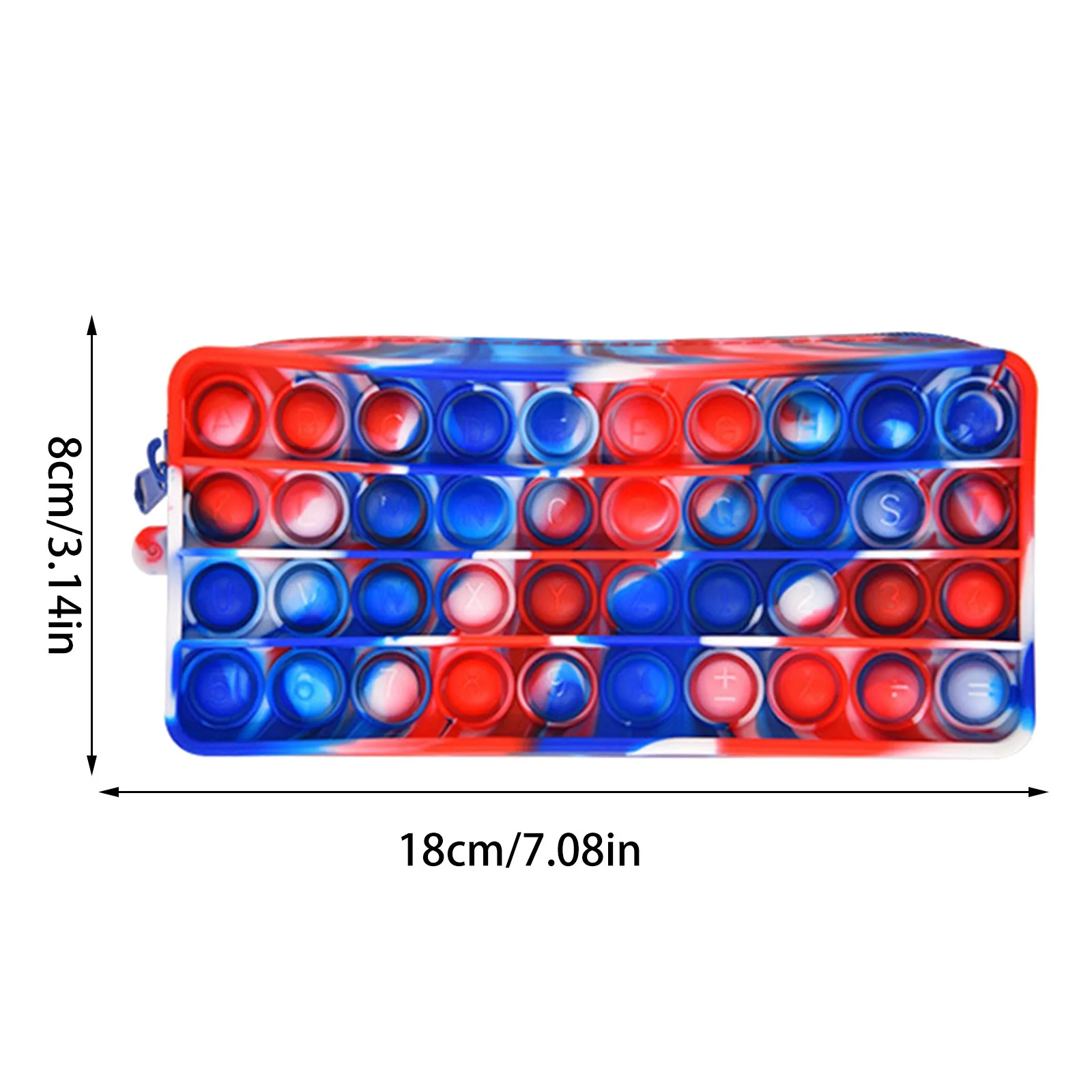 Новые сжимаемые игрушки пенал с пузырьковыми пузырьками детская игрушка для