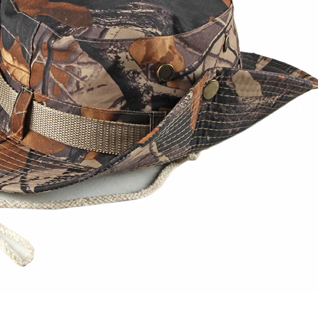 

Unisex Outdoor Windproof Fishing Hats Hiking Tourism Fisherman Protection Foldable Military Hat Climbing Summer Hats Caps