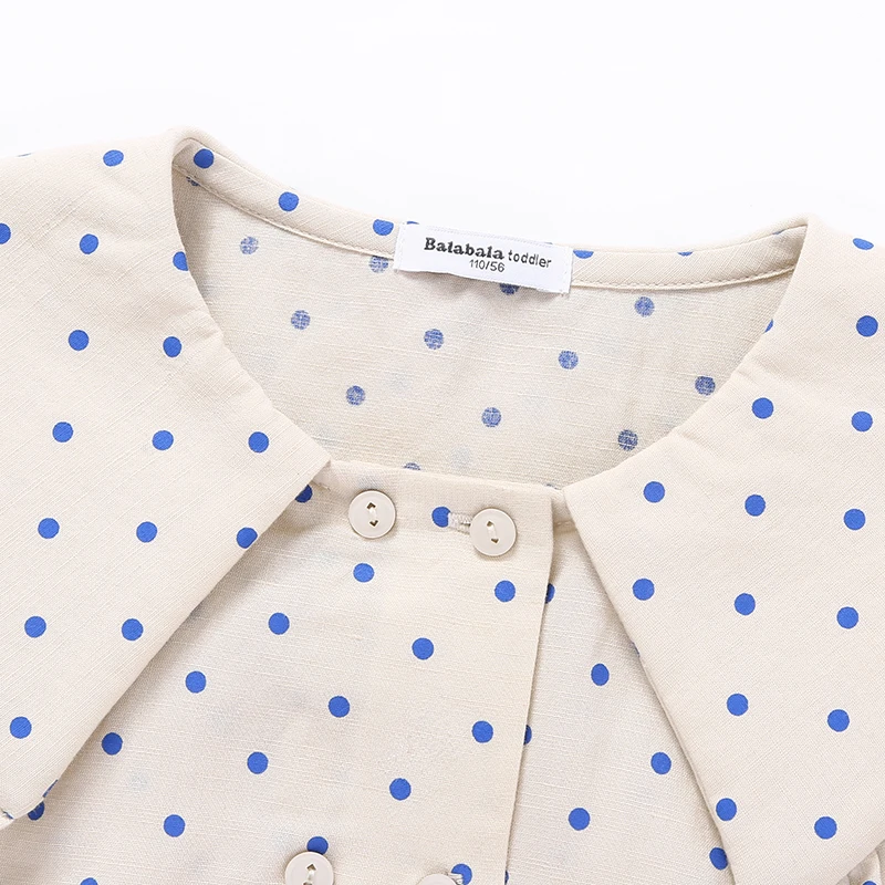 Рубашка Balabala с короткими рукавами для девочек модная детская рубашка лето 2020