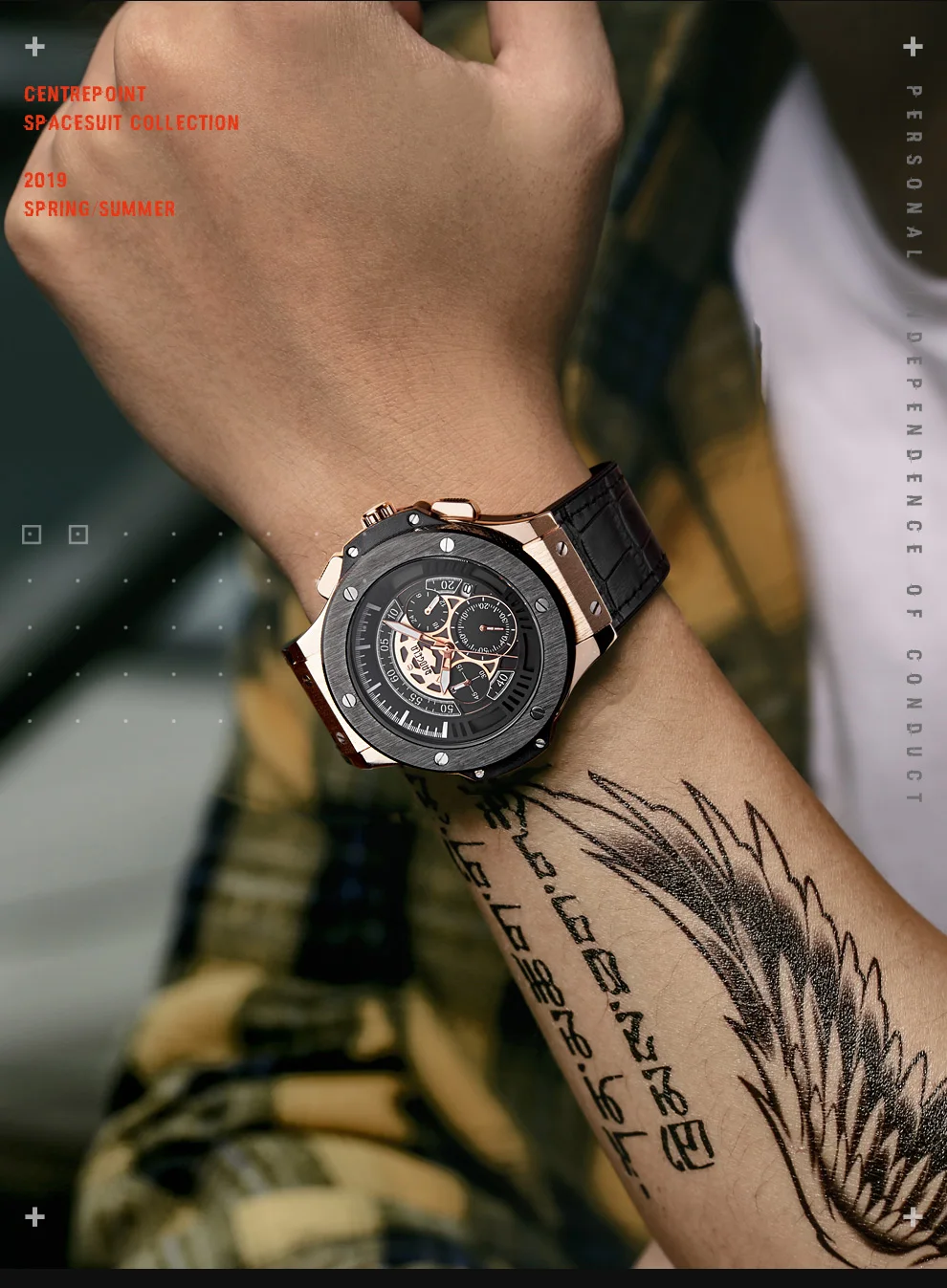 BAOGELA hommes montres hommes horloge de люкс, брендовый кварцевый спортивный montre Rose chronographe mode montre-браслет pour hommes1910