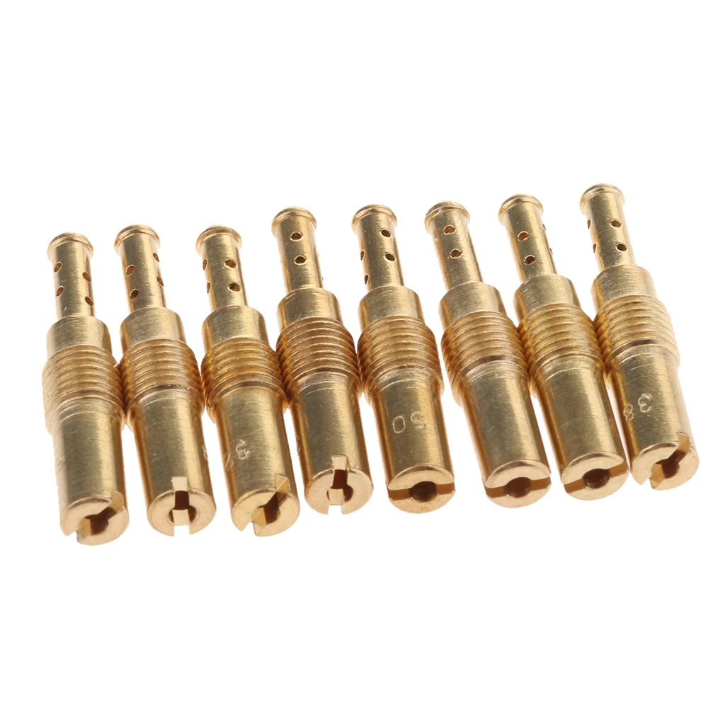 8 шт мотоцикл медленная/Пилот Jet Kit для PWK Keihin OKO CVK 32 35 38 40 42 45 48 50 | Автомобили и