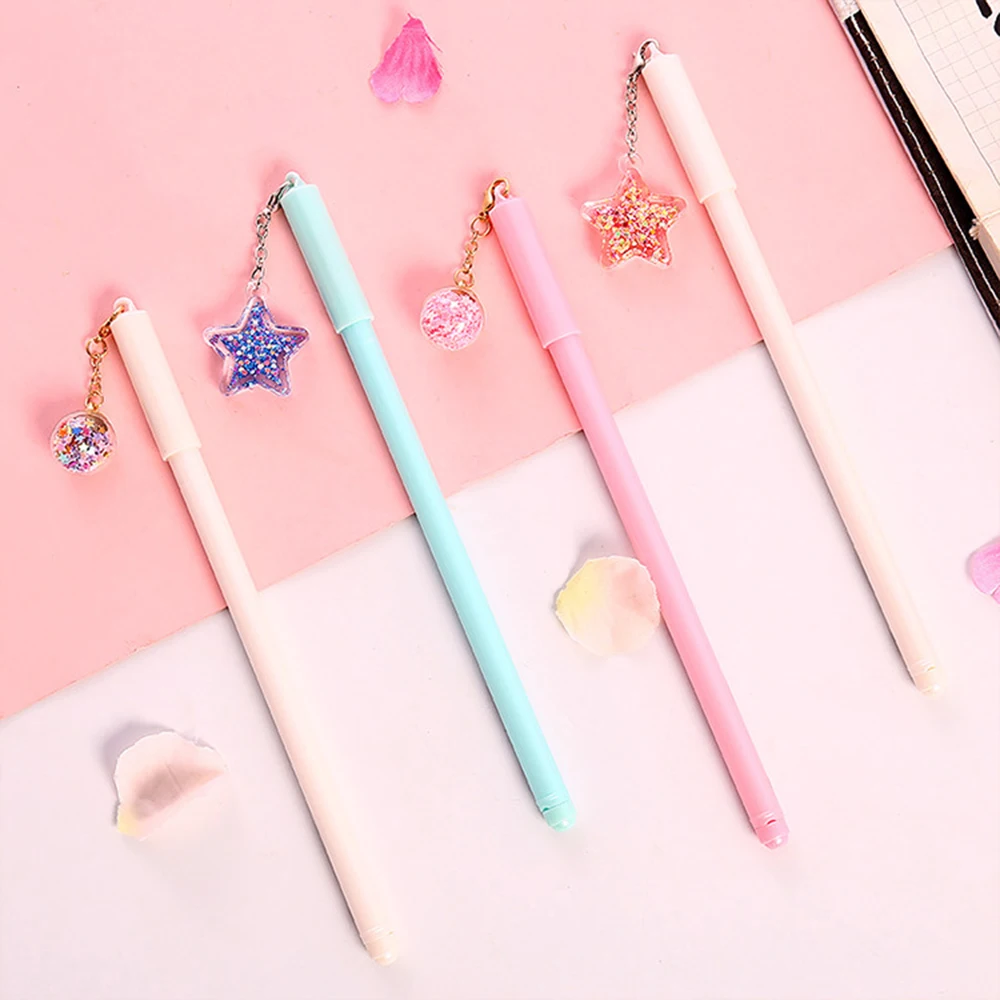 Гелевая ручка каваи пентаграмма подвеска нейтральные ручки для школы подарок