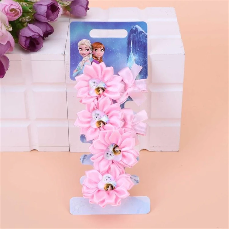 Заколка для волос Холодное сердце из мультфильма Disney аксессуары кукол Эльзы