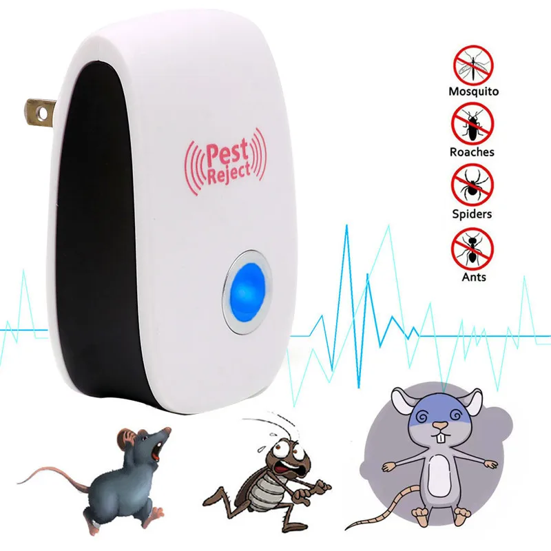 Ультразвуковой Отпугиватель вредителей комаров мышей крыс многофункциональный