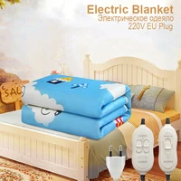 220v eu plug electric heating blanket automatic thermostat double body warmer bed mattress electric heated carpets mat heater
