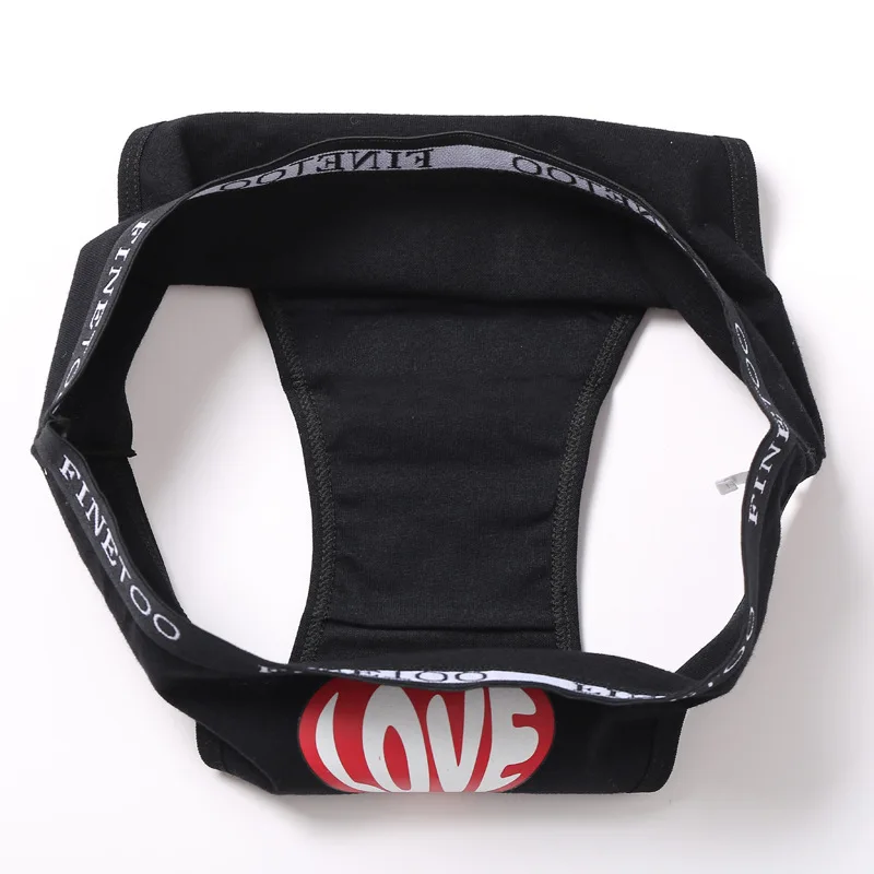 

Love Women's Triangle Pants Print Letter Belt Mid-waist Solid Breathable Cotton Underwear Plus Size Womens Lingerie Femme