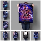 Настенная картина мстители, постеры с изображением героев Фильмов Marvel, акварель, домашний декор, для гостиной, Железный человек, рисование на холсте