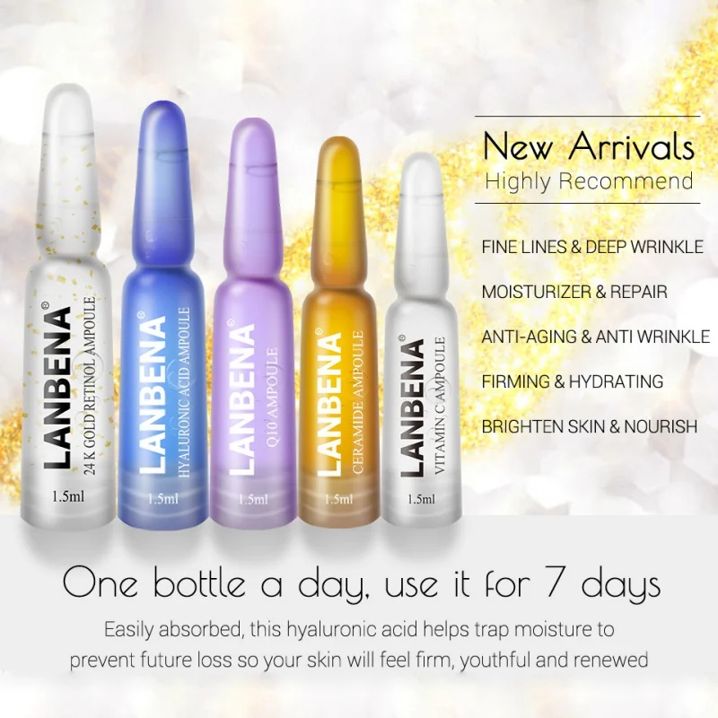 7 шт. Антивозрастная Увлажняющая сыворотка с витамином C | Красота и здоровье