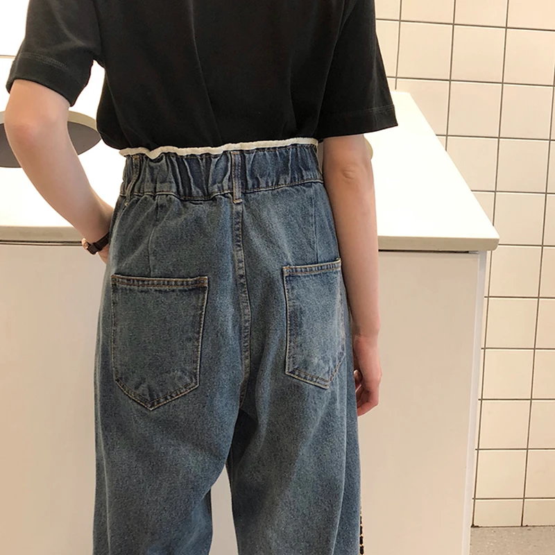 

Jeans Women Spring Summer Autumn Trendy High Quality Streetwear Elegant Korean Style All-match Simple Ulzzang Woomens Trousers