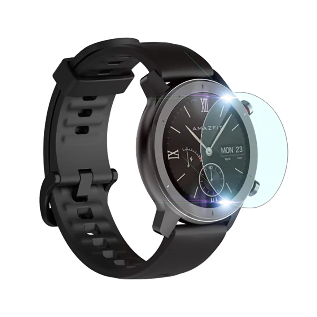 Omeshin 5 шт. Защитная пленка для экрана AMAZFIT GTR Смарт-часы 42 мм Взрывозащищенная